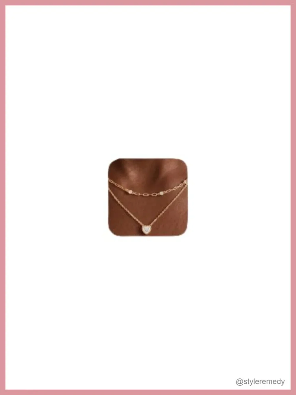 14K Gold Plated Layered Dainty Necklace Set - Stackable Pendant Necklace for